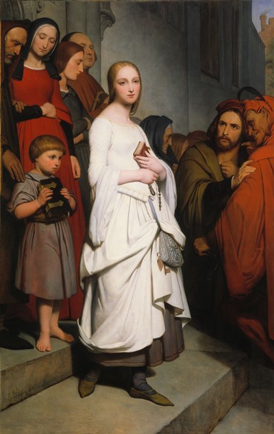 كنيسة مغادرة مارغريت ، 1838 بواسطة آري شيفر