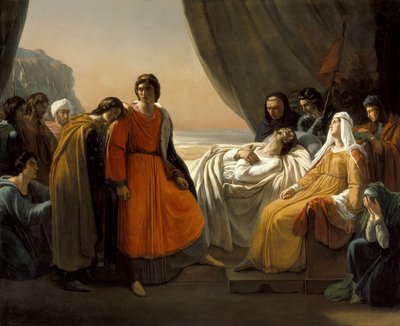 وفاة القديس لويس ، ج. 1817 بواسطة آري شيفر