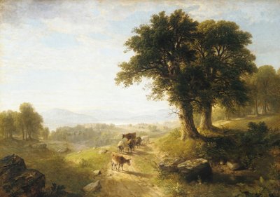 مشهد النهر ، 1854. بواسطة آشر براون دوراند