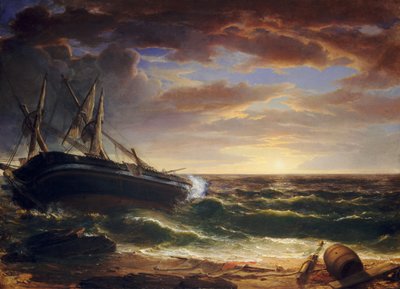 السفينة التي تقطعت بهم السبل 1844. بواسطة آشر براون دوراند