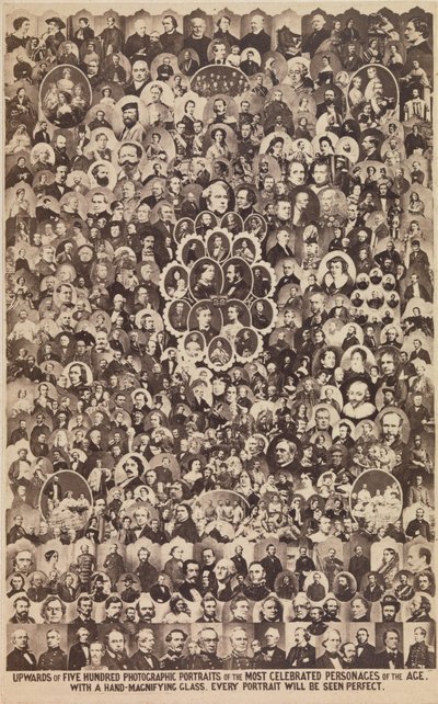 ما يزيد عن خمسمائة صورة شخصية لأكثر الشخصيات شهرة في ... ، كاليفورنيا. 1864. بواسطة أشفورد براذرز وشركاه