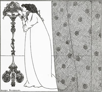 تصميم الغلاف لـ "ذا سافوي" ، 1896 بواسطة اوبري بيردسلي