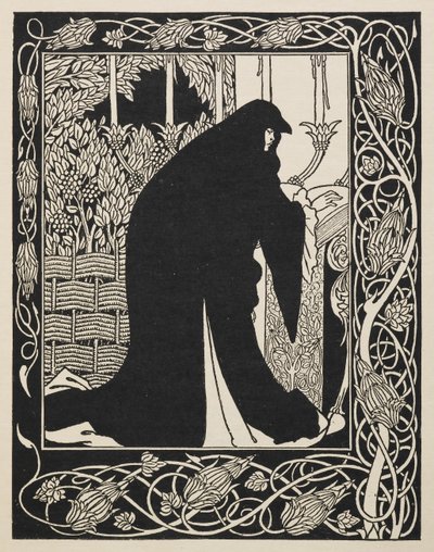 كيف جعلتها الملكة جينيفر راهبة. من كتاب "Le morte D