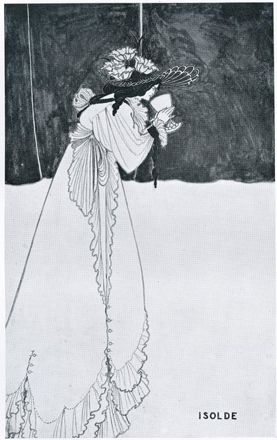 Isolde شرب السم بواسطة اوبري بيردسلي