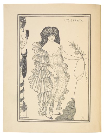 ليسيستراتا 1896 بواسطة اوبري بيردسلي