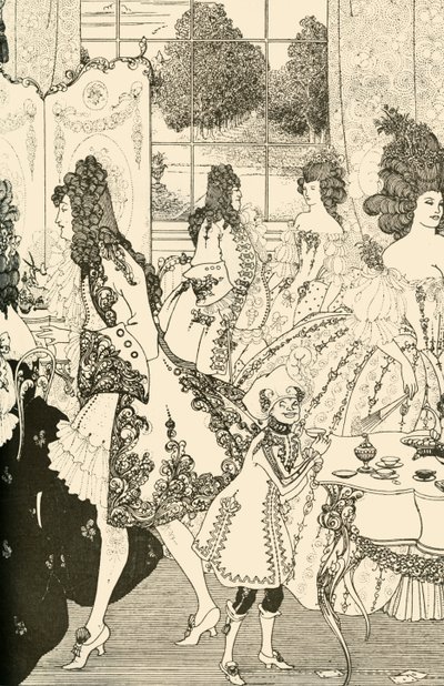 اغتصاب القفل ، 1896 ، 1928. بواسطة اوبري بيردسلي