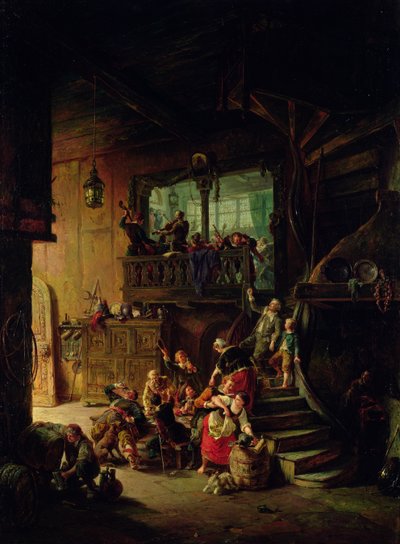 نزل الحياة ، 1865 بواسطة أغسطس ليفين فون ويلي