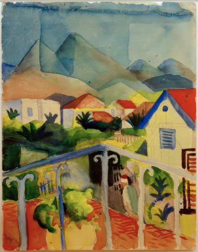 شارع جيرمان باي تونس بواسطة August Macke