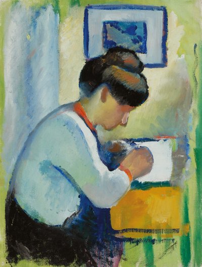 كتابة المرأة ، 1910 بواسطة أغسطس ماكي