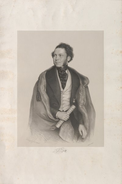 صورة للمؤلف والقائد جوتفريد فون بريير 1807-1901 ، 1845. بواسطة أغسطس Prinzhofer