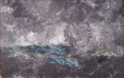 عاصفة في Skerries. "الهولندي الطائر" بواسطة August Strindberg