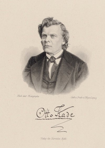 صورة الملحن أوتو كادي 1819-1900. بواسطة August Weger