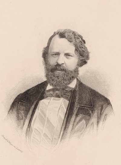 صورة عازف الكمان والملحن جوزيف جواكيم 1831-1907. بواسطة August Weger