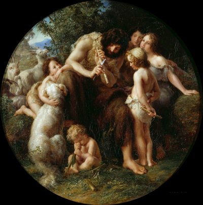 جبال والد الفلوت 1839. بواسطة أغسطس فون كلوبر