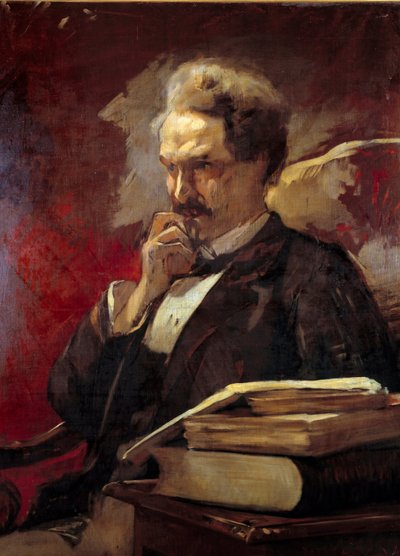 صورة هنري دي روشفور (1831-1913) ماركيز دي روشفور ، صحفي وسياسي وكاتب رسم بواسطة Augustebaud Bovy (1848-1899) (ec.suis.) 1879 Sun. 1x0.81 م باريس ، متحف كارنافالي بواسطة أوغست باود بوفي