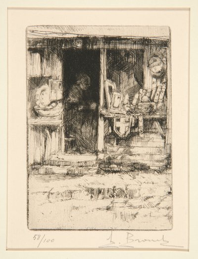 متجر صغير بواسطة Auguste Brouet