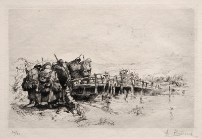 جسر المشاة بواسطة أوغست برويت