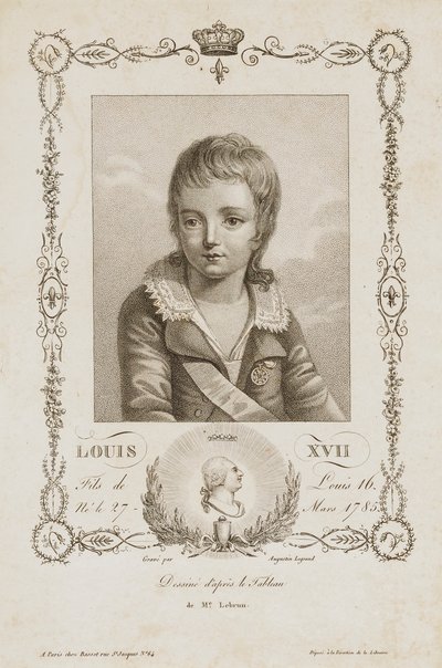 لويس السابع عشر بواسطة أوغست كلود سيمون ليجراند