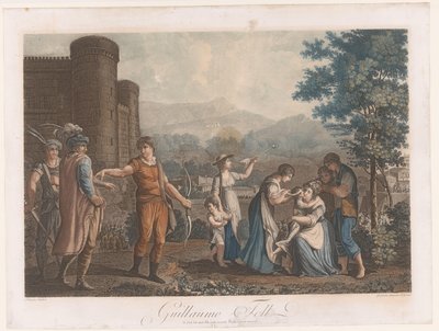 ويليام تيل بعد إطلاق النار على التفاحة Guillaume Tell (العنوان على الكائن) بواسطة لامبرت