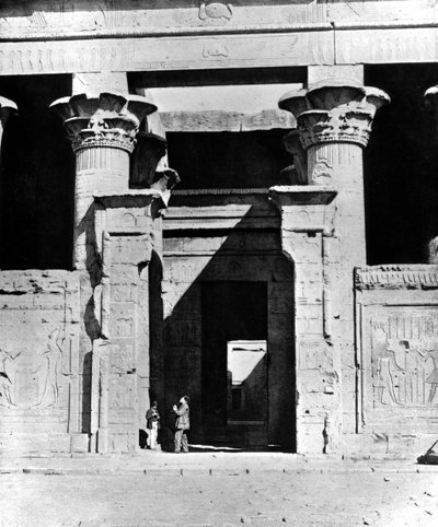 معبد إدفو ، مصر ، 1893 بواسطة أوغست إدوارد مارييت