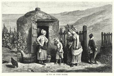 كوب ماء بارد (نقش) بواسطة أوغست فرانسوا (بعد) لابي