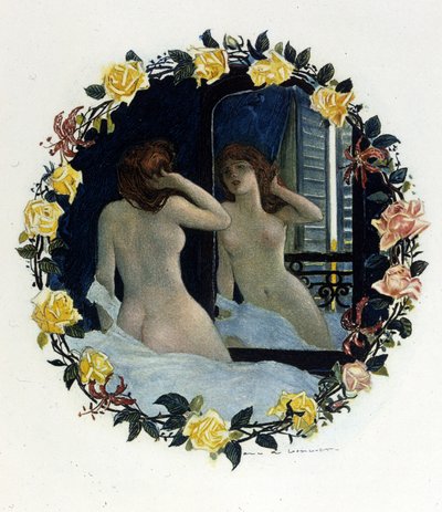 رسم توضيحي لأوغست فرانسوا جورجيه (1862 - 1927) لـ "Le Lys rouge" بواسطة أناتول فرانس (1844 - 1924). 1894. بواسطة أوغست فرانسوا جورجيت