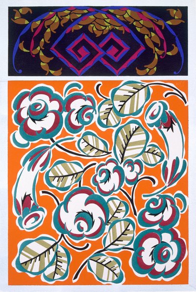 نمط التصميم الداخلي ، اللوحة 4 من "Formes et Couleurs" ، تم نشرها عام 1930 بواسطة أوغست إتش توماس
