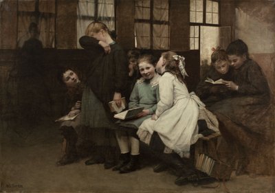 En retenenue, حوالي عام 1888 (زيت على قماش) بواسطة أوغست جوزيف تروفيم