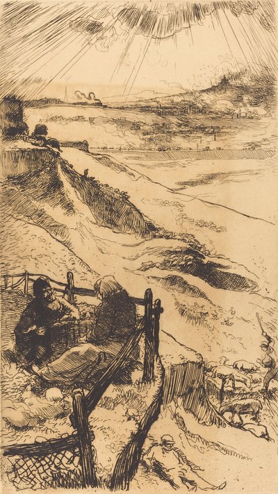 المحاجر الأمريكية ، بالقرب من Paris Carrieres d'Amerique ، بباريس ، 1898. بواسطة أوغست ليبير