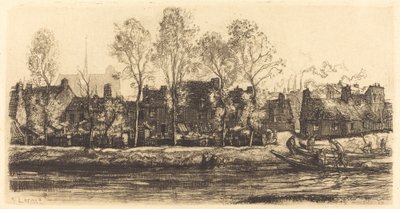 بنوك السوم في Amiens Banks of the Somme at Amiens ، 1907. بواسطة أوغست ليبير