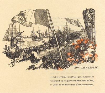 صفحة التفاني ، تم نشرها عام 1900. بواسطة أوغست ليبير