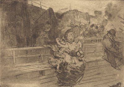 رحيل غرينتش مغادرة صب غرينتش ، 1891. بواسطة أوغست ليبير