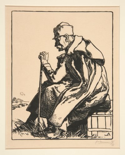 Le Roi de Serbie (ملك صربيا) ، من La Guerre de 1914 ، السلسلة الأولى ، رقم 4 بواسطة أوغست ليبير