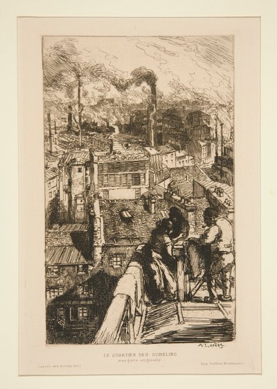حي Gobelins (The Goblin بواسطة أوغست ليبير