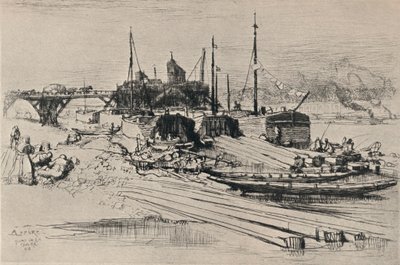 تفريغ النفايات العامة ، Quai de la Gare ، 1915 بواسطة أوغست لويس ليبيري