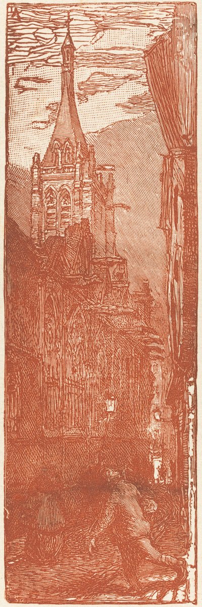 Saint-Severin ، نُشرت عام 1901. بواسطة أوغست ليبير