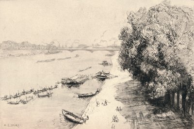 السين في بونت ناشيونال ، 1915 بواسطة أوغست لويس ليبيري