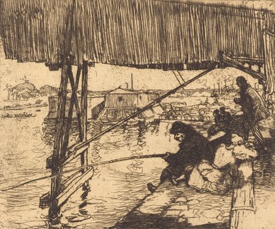 تحت جسر بيرسي سوس لو بونت دي بيرسي ، 1894. بواسطة أوغست ليبير