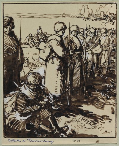 معركة تانينبرغ ، 1914. بواسطة أوغست لويس ليبيري
