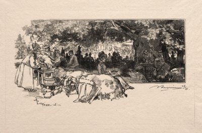 كانتين دي لا مير بيكارد ، 1888. بواسطة أوغست لويس ليبيري