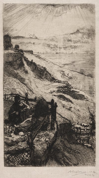 Carrieres dAérique بالقرب من باريس ، 1898. بواسطة أوغست لويس ليبيري