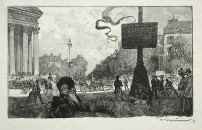 زاوية شارع رويال ، 1890. بواسطة أوغست لويس ليبيري