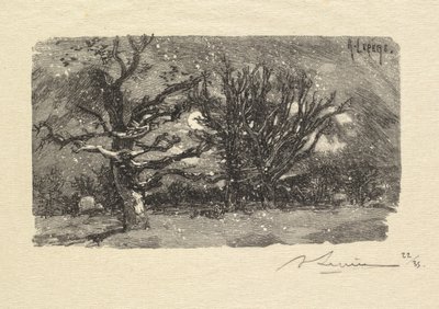 غابة فونتينبلو: Au dormoir de Lantara La Forêt de Fontainebleau: Au dormoir de Lantara، 1890 بواسطة أوغست لويس ليبيري