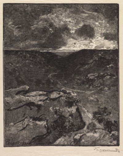 غابة فونتينبلو: وادي فرانشارد بواسطة A. Desmoulins ، نُشرت في Revue Illustrée