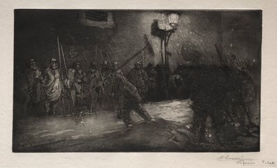 نداء كاسحات الليل ، 1890. بواسطة أوغست لويس ليبيري