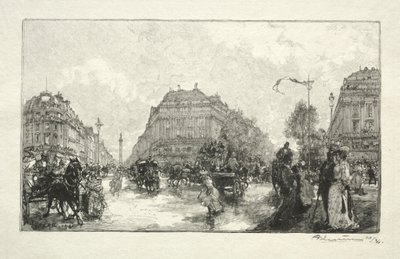 دار الأوبرا ، 1890. بواسطة أوغست لويس ليبيري