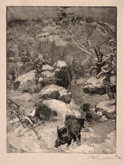 روش كوفييه شاتيلون ، 1887. بواسطة أوغست لويس ليبيري