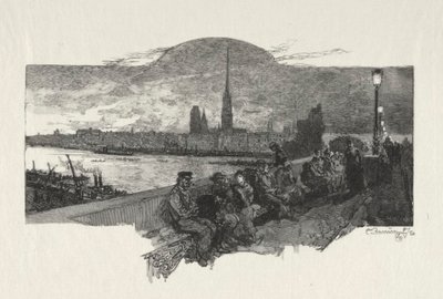 روان مصور: Le Pont de Pierres، 1896. بواسطة أوغست لويس ليبيري