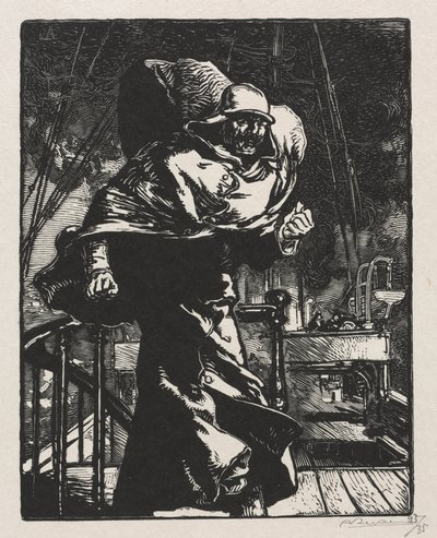 حرب عام 1914. السلسلة الأولى. الإمبراطور وليام في الغضب ، 1915. بواسطة أوغست لويس ليبيري