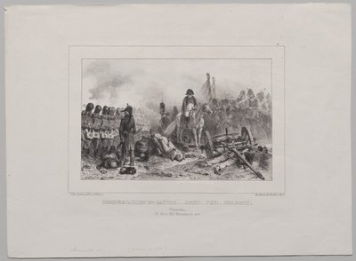 ألبوم ليثوغرافي لعام 1837: نصف كتيبة على اليسار ... هدف! ... نار! ... تحميل بواسطة أوغست رافت